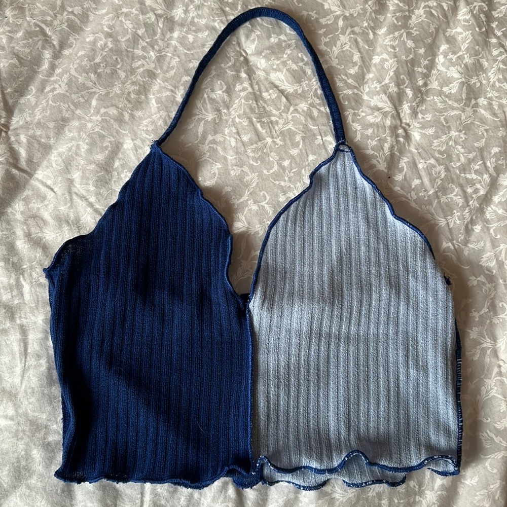 Color block crop top - size S